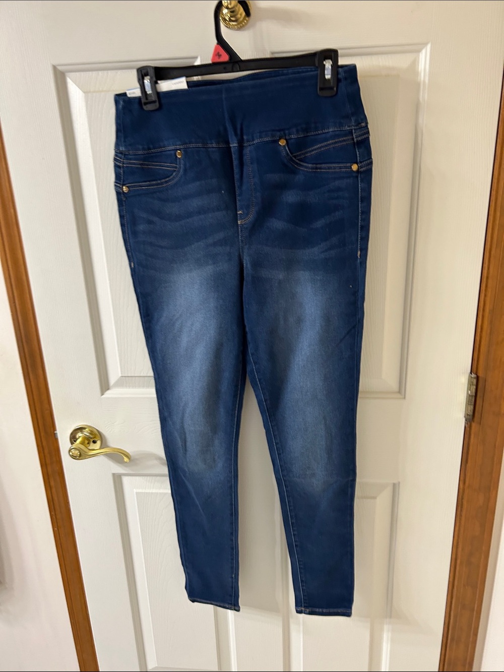 Seven7 Dark Blue Stretch Jeggings